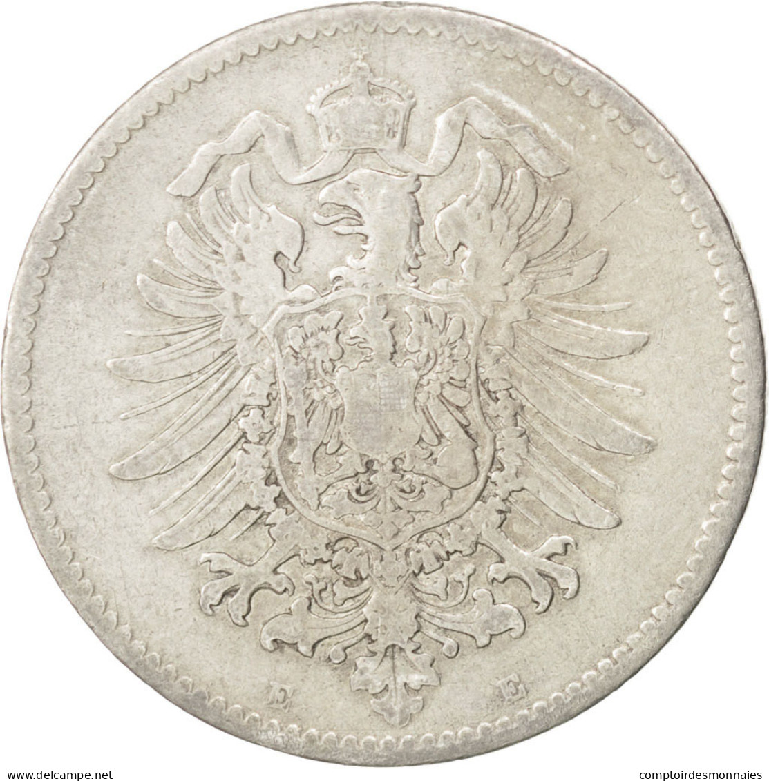 Monnaie, GERMANY - EMPIRE, Wilhelm I, Mark, 1881, Muldenhütten, TTB, Argent - 1 Mark