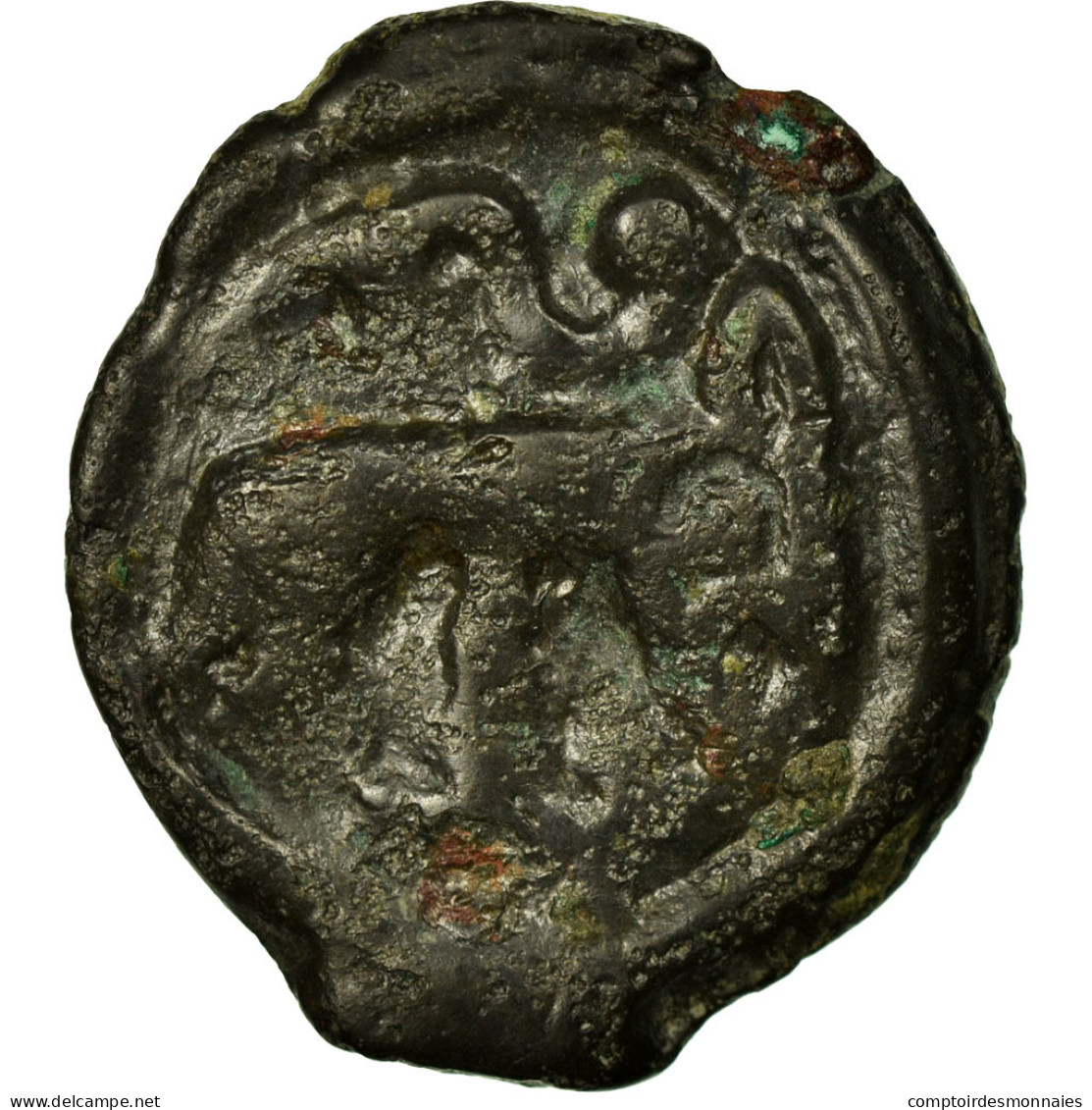 Monnaie, Rèmes, Potin, TB+, Potin, Delestrée:155 - Keltische Münzen