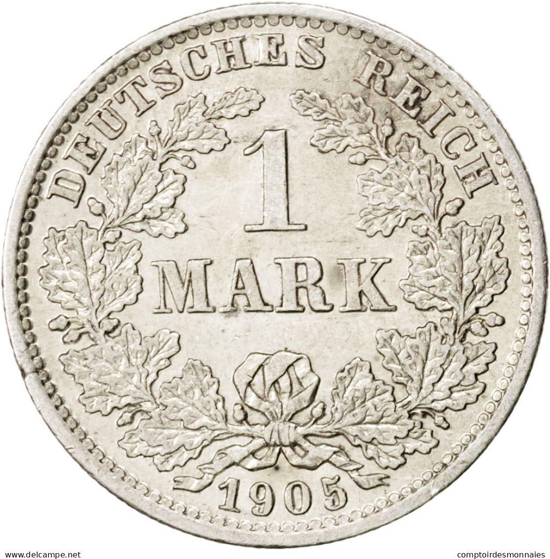 Monnaie, Etats Allemands, SAXONY-ALBERTINE, Friedrich August III, 2 Mark, 1905 - 1 Mark