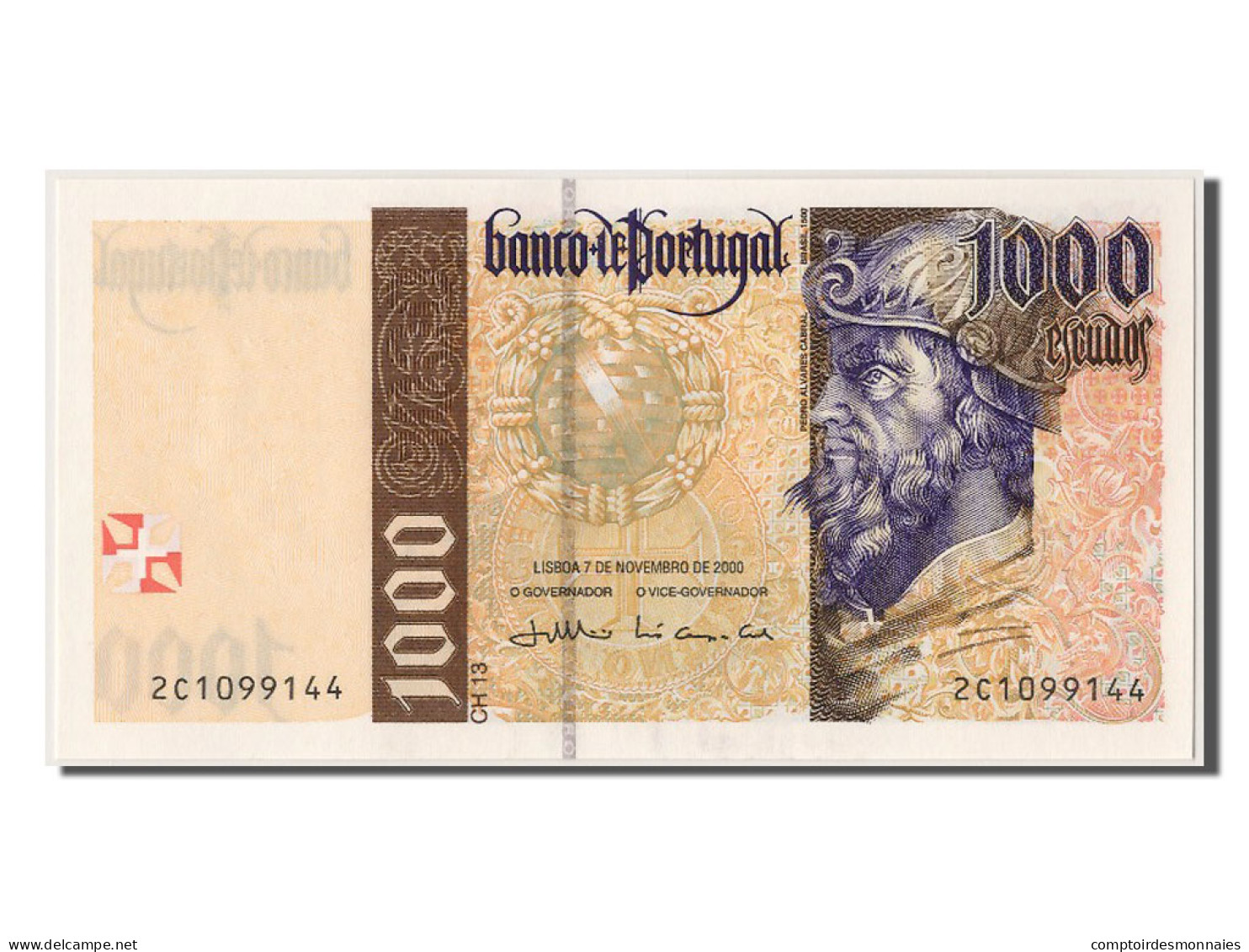 Billet, Portugal, 1000 Escudos, 2000, 2000-11-07, NEUF - Portugal