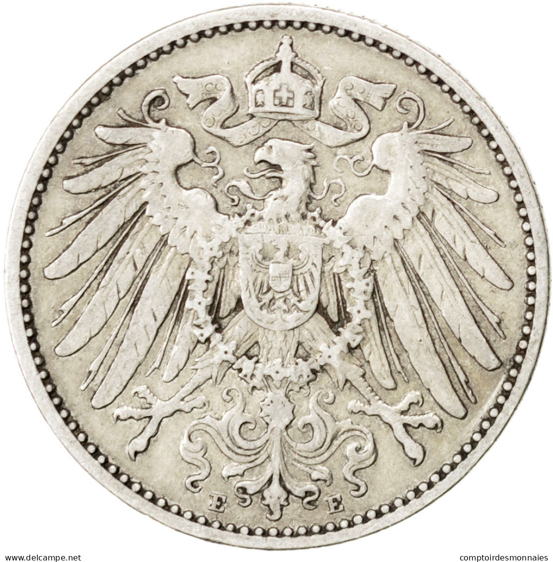 Monnaie, GERMANY - EMPIRE, Wilhelm II, Mark, 1902, Muldenhütten, TTB, Argent - 1 Mark