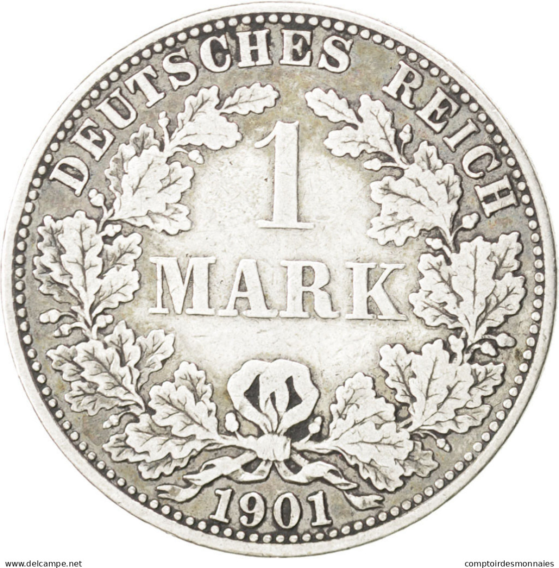 Monnaie, GERMANY - EMPIRE, Wilhelm II, Mark, 1901, Berlin, TTB, Argent, KM:14 - 1 Mark