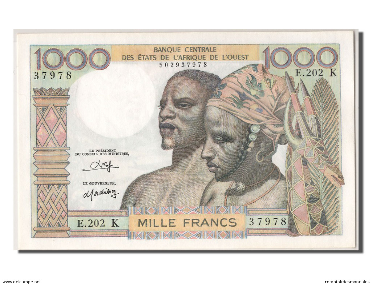 Billet, West African States, 1000 Francs, NEUF - Senegal