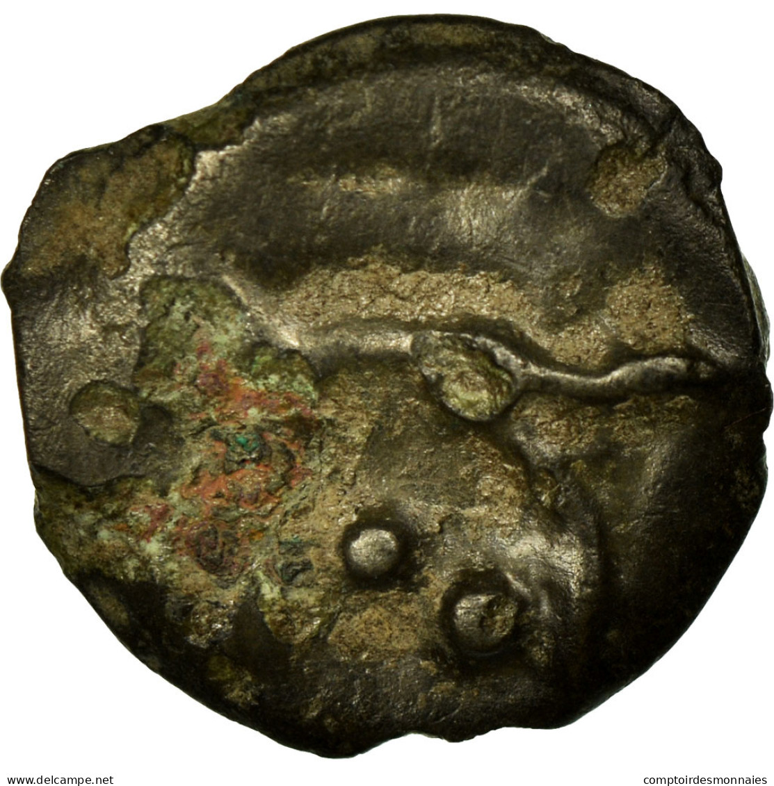 Monnaie, Sénons, Potin, TB+, Potin, Delestrée:2645 - Keltische Münzen