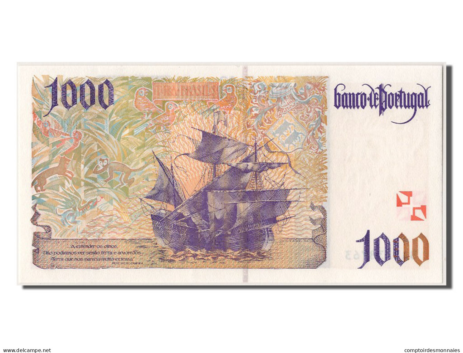 Billet, Portugal, 1000 Escudos, 1996, 1996-10-31, NEUF - Portugal