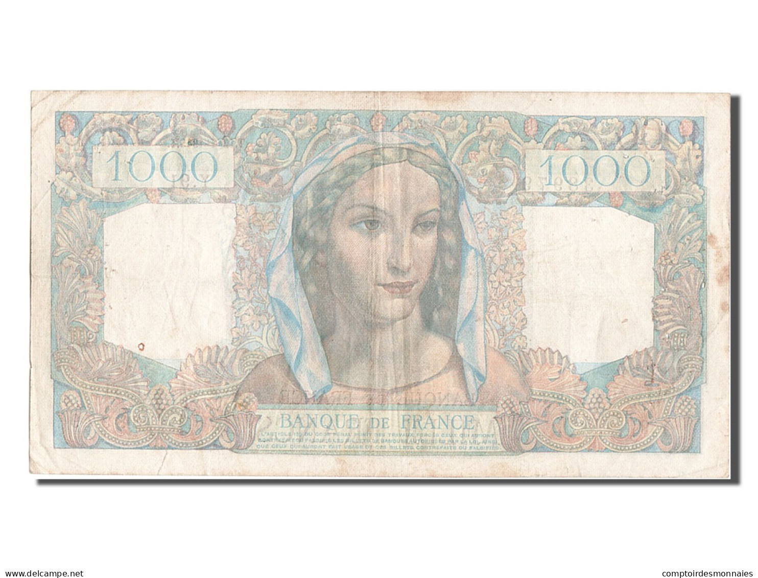 Billet, France, 1000 Francs, 1 000 F 1945-1950 ''Minerve Et Hercule'', 1945 - 1 000 F 1945-1950 ''Minerve Et Hercule''