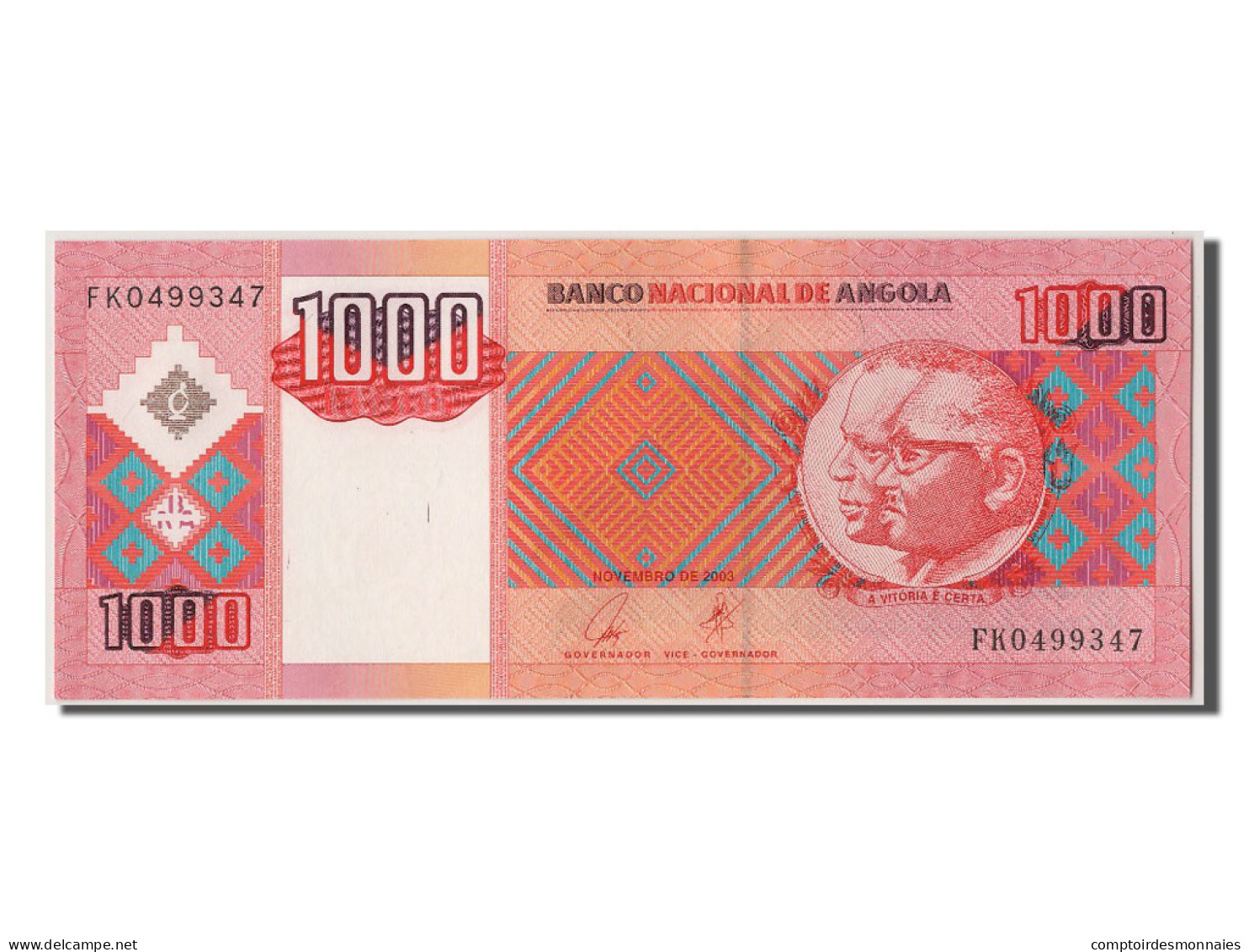 Billet, Angola, 1000 Kwanzas, 2003, 2003-11-01, NEUF - Angola