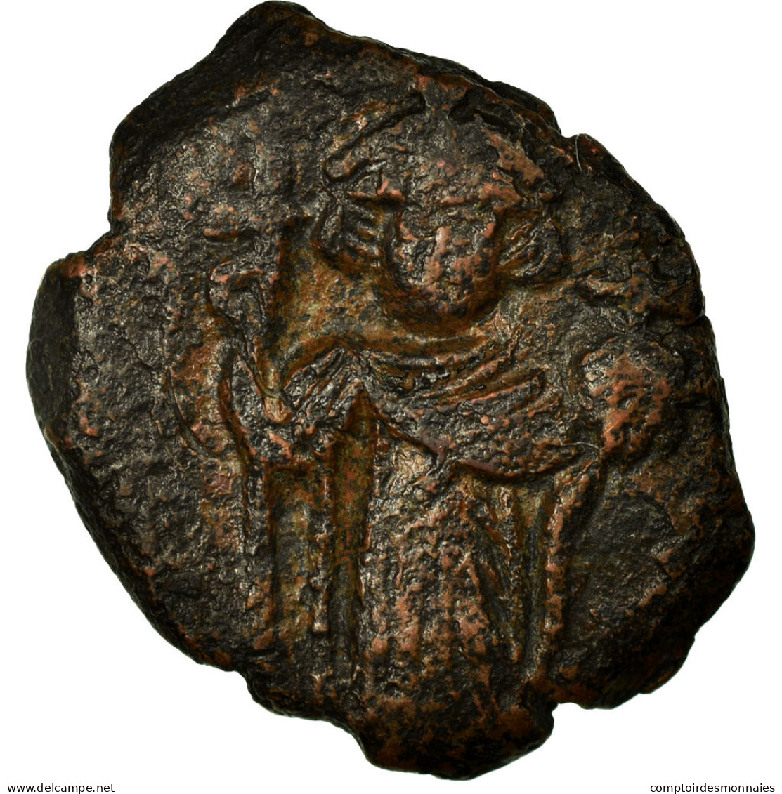 Monnaie, Constans II, Follis, Constantinople, TTB, Cuivre - Byzantinische Münzen