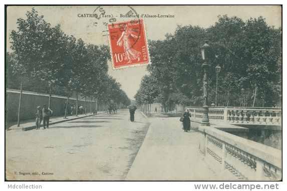 81 CASTRES / Le Boulevard D'Alsace-Lorraine / - Castres