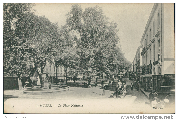 81 CASTRES / La Place Nationale / - Castres