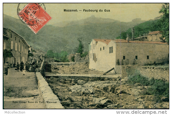 81 MAZAMET / Le Faubourg Du Gua / CARTE COULEUR - Mazamet