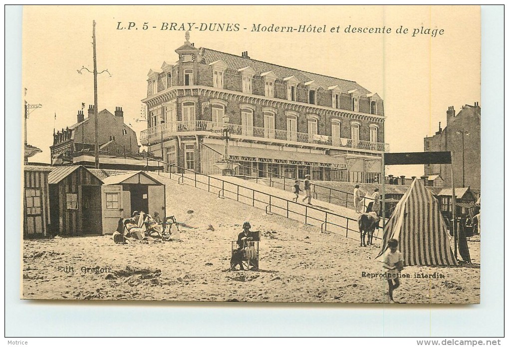 BRAY DUNES  - Modern-Hôtel Et Descente De La Plage. - Bray-Dunes