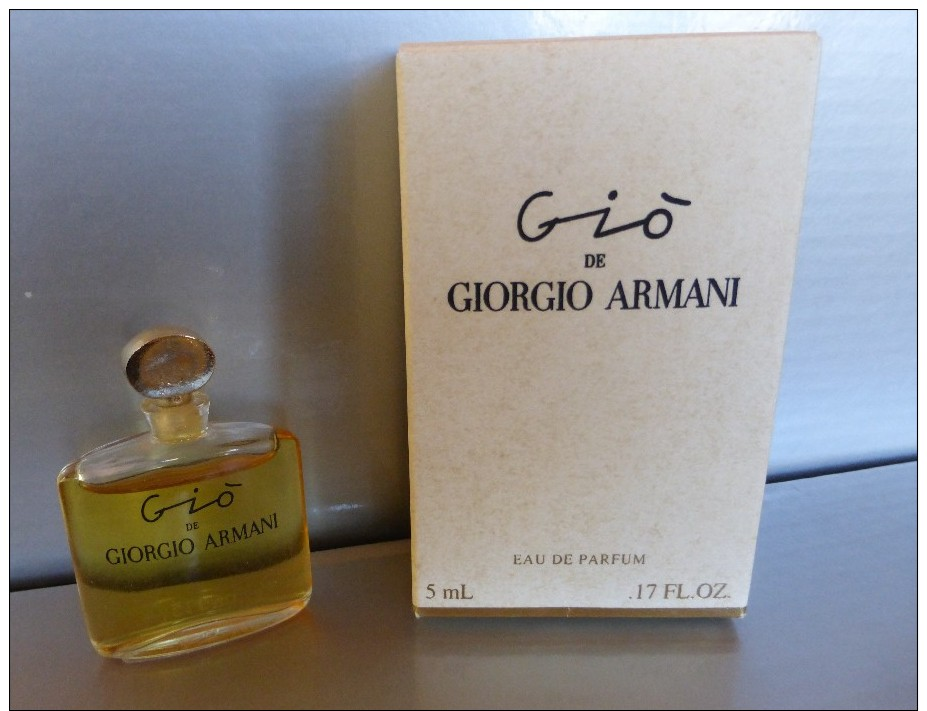 MINIATURE PARFUM ARMANI Eau De Parfum Gio - Miniatures Men's Fragrances (in Box)