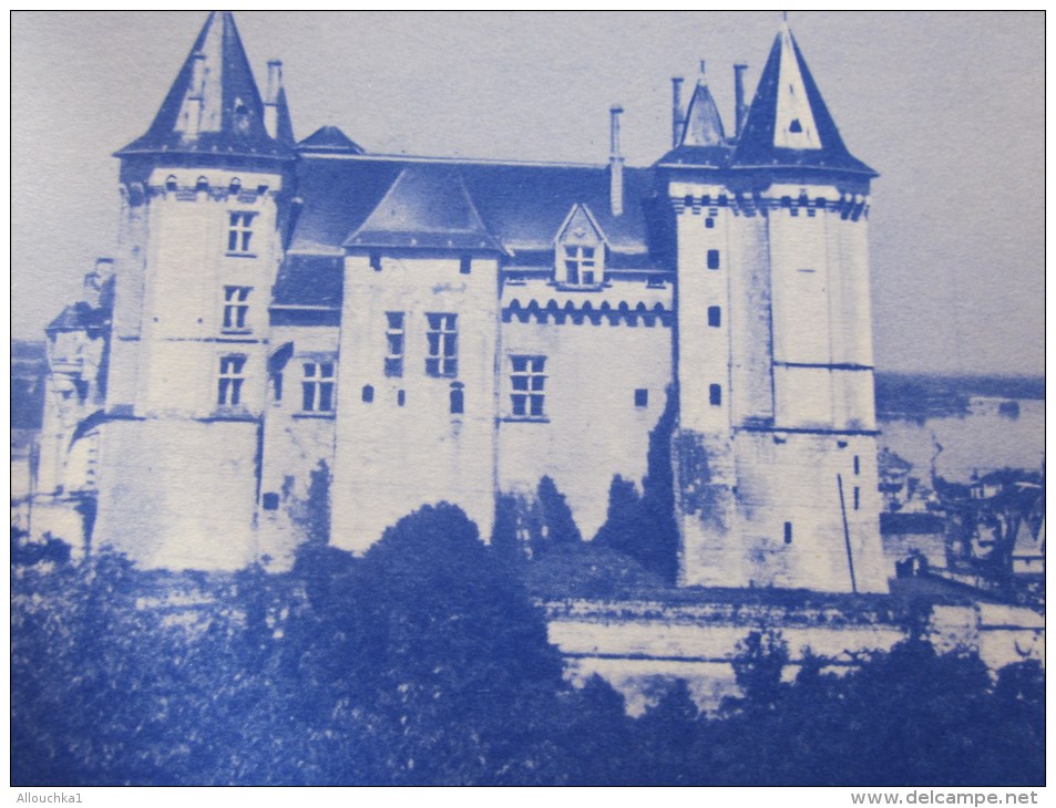 BUVARD Publicitaire:la Pile MAZDA Lumière Blanche Illustration Maine &amp;-Loire Le Château De Saumur XVe Siècle Vu Ense - Baterías