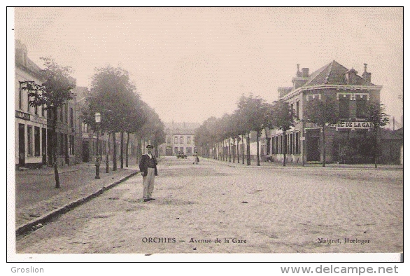 ORCHIES AVENUE DE LA GARE (HOMME ET HOTEL DE LA GARE) - Orchies