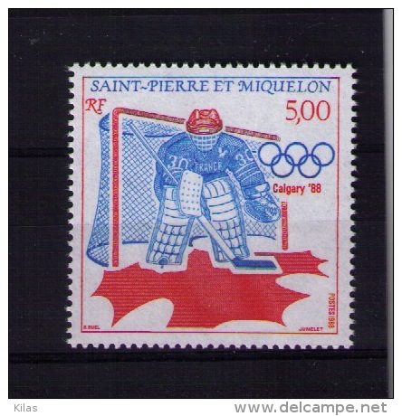 Saint Pierre And Miquelon 1988 Olympic Winter Games Calgary MNH - Ungebraucht