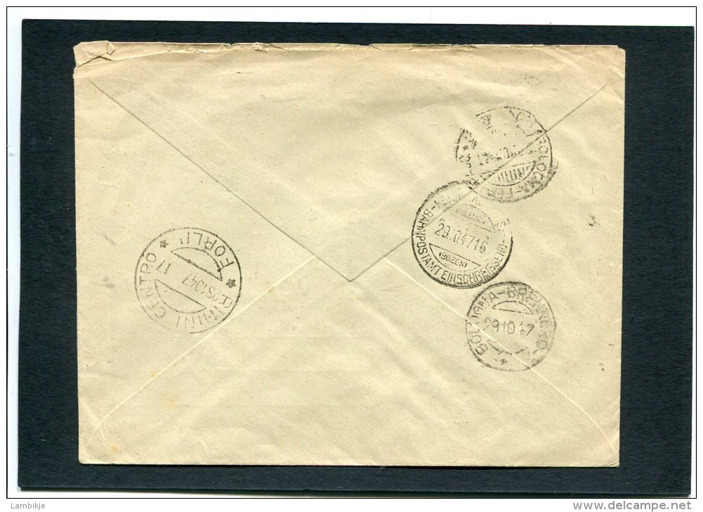 San Marino Registered Cover 1947 - Usati