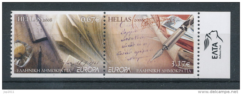 Europa CEPT 2008, Greece, Mi # 2467-2468C,  MNH** - 2008