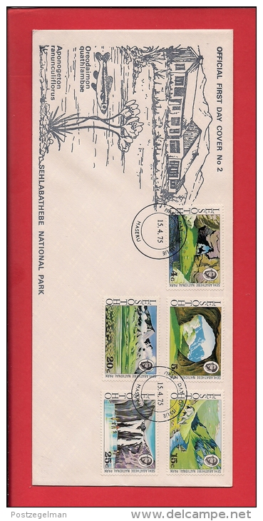 LESOTHO, 1975, FDC, Mint,  Sehlabathebe National Park,  Nr(s) 178-182, F3415 - Lesotho (1966-...)