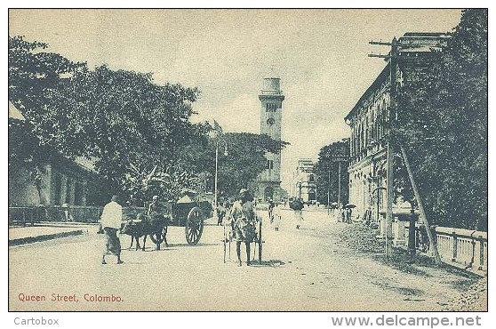 Ceylon, Queen Street , Colombo (Sri Lanka)  (Ceylan) - Sri Lanka (Ceylon)