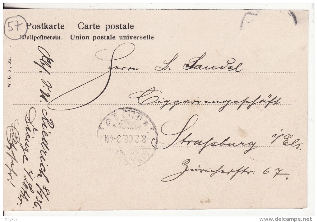 DIEUZE-DUSS (Moselle)  Poste Et Ecole - Post Schule  -VOIR 2 SCANS - - Dieuze