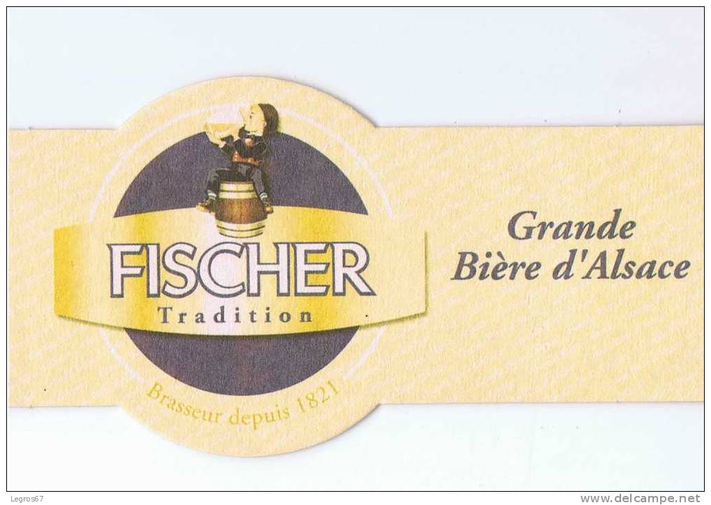 SOUS BOCK FISCHER GRANDE BIERE D'ALSACE - Sous-bocks