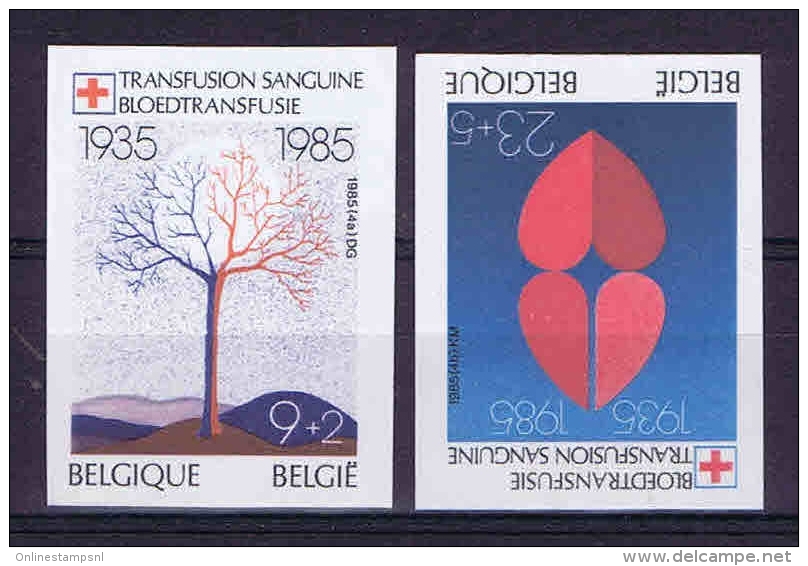 Belgium, Ongetand, Non Perforated OPB 2161-62 Not Used (*) 1985 - Andere & Zonder Classificatie