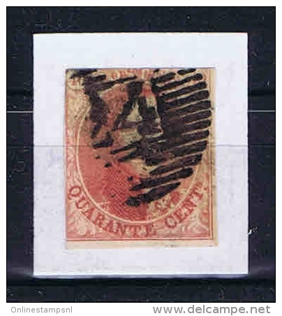 Belgium, 1861 OPB Nr 12 A Used 18 X 21 Mm - 1858-1862 Medallones (9/12)