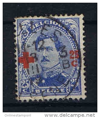 Belgium, OPB 156 Used - 1918 Cruz Roja