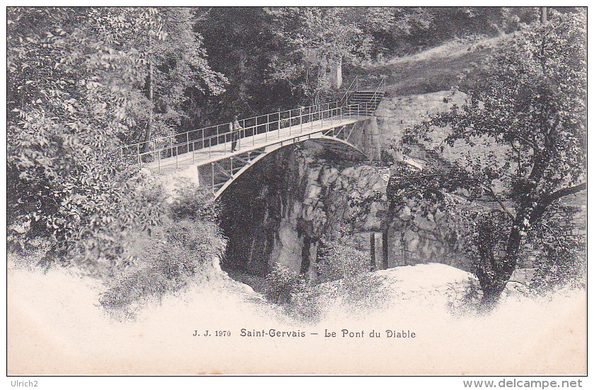 CPA Saint-Gervais - Le Pont Du Diable (3966) - Saint-Gervais-les-Bains