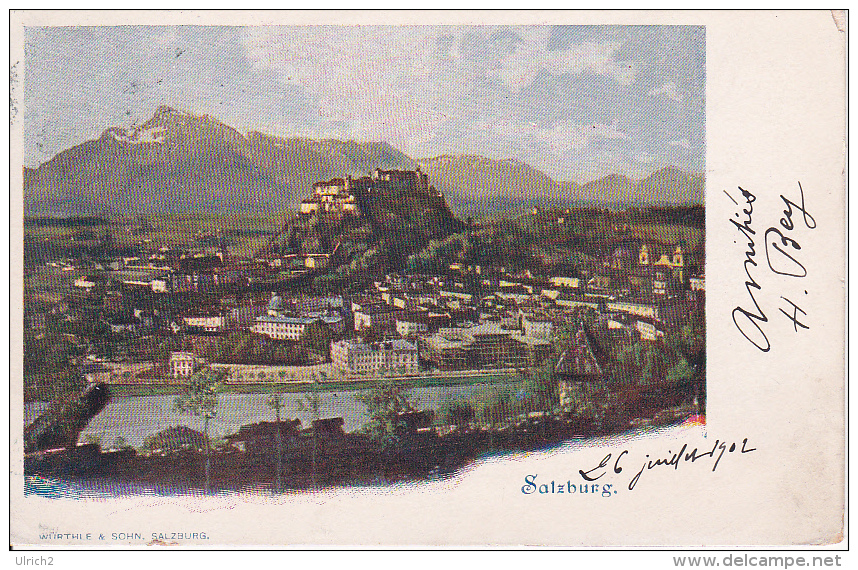 CPA Salzburg - Panorama - 1902 (3979) - Salzburg Stadt