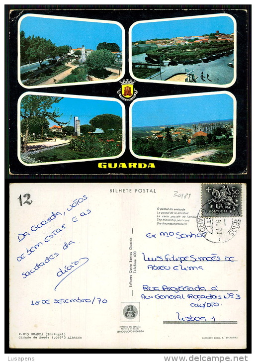 PORTUGAL COR 30181 - GUARDA - DIVERSOS ASPECTOS - Guarda