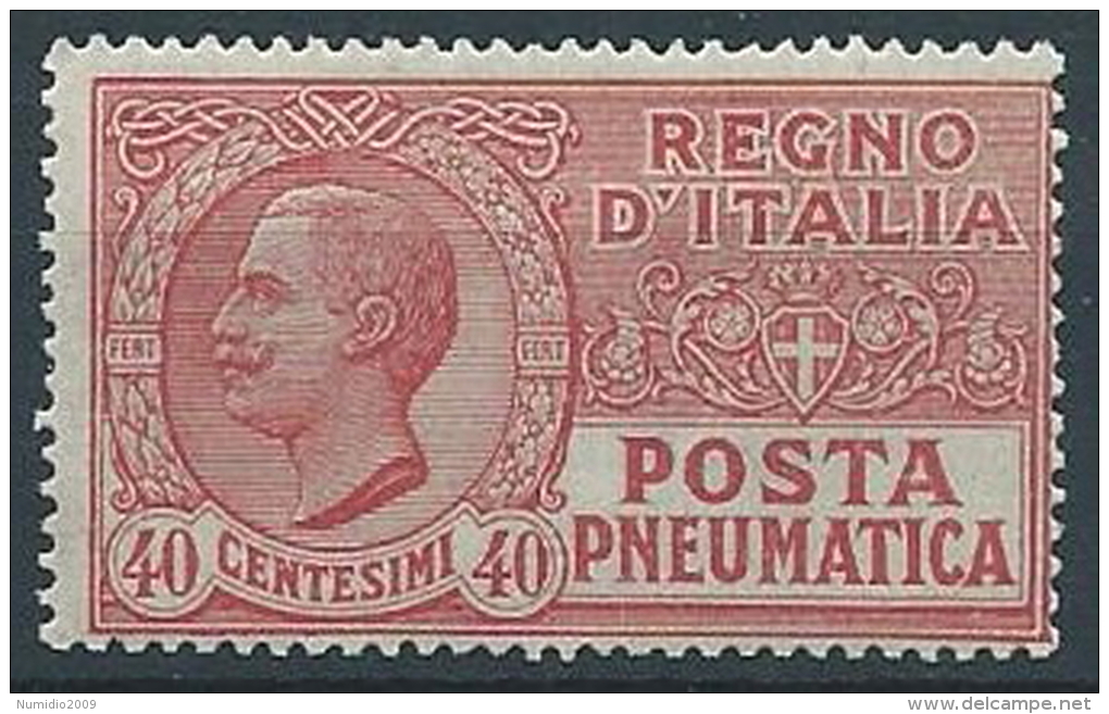 1925 REGNO POSTA PNEUMATICA 40 CENT MNH ** - ED275-2 - Pneumatische Post