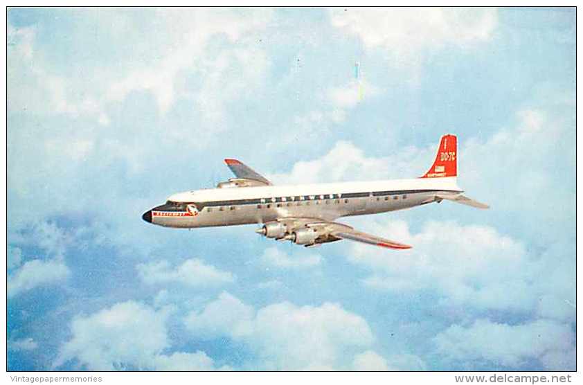 220045-Northwest Orient Airlines DC-7C, Colourpicture No 25100 - 1946-....: Moderne