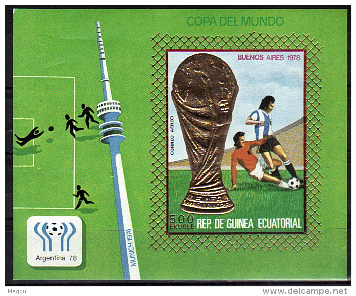 GUINEE EQUATORIALE   BF  * * NON  DENTELE  Cup 1978  Football Soccer  Fussball - 1978 – Argentina