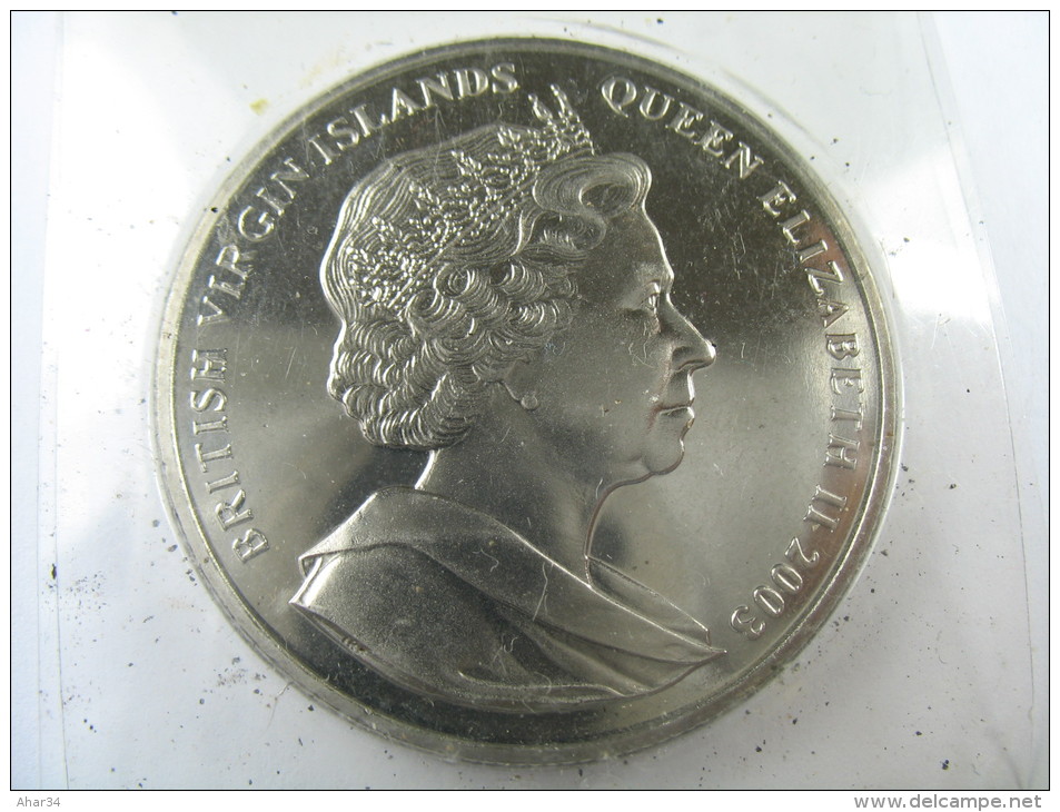 BRITISH VIRGIN ISLANDS 1 DOLLAR 2003 GOLDEN JUBILEE OF THE CORONATION  LOT 20 NUM 3 - British Virgin Islands