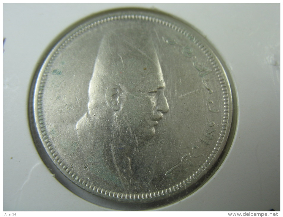 EGYPT 5 PIASTRES 1923 SILVER COIN NICE GRADE LOT 20 NUM 4 - Egypt