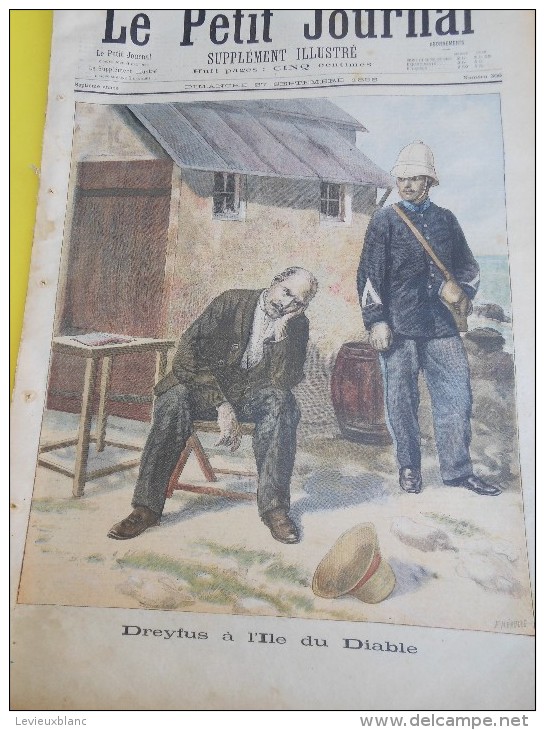 Le Petit Journal/Supplément Illustré/DREYFUS à L'ile Du Diable /Cyclone Place Du Châtelet Paris/ 1896   VJ15 - 1850 - 1899