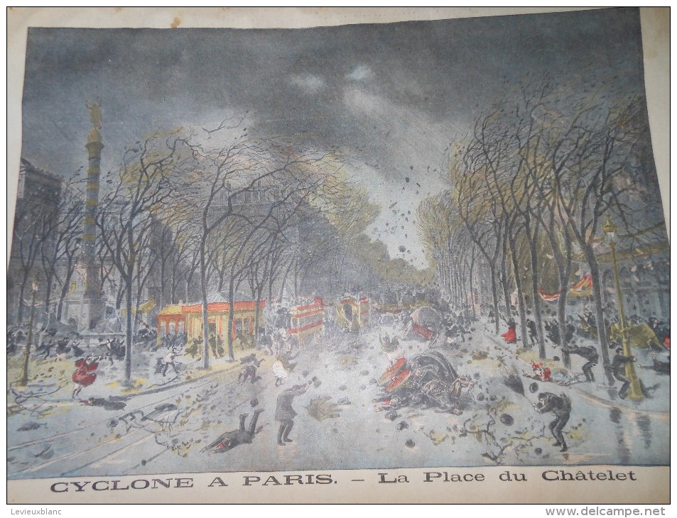 Le Petit Journal/Supplément Illustré/DREYFUS à L'ile Du Diable /Cyclone Place Du Châtelet Paris/ 1896   VJ15 - 1850 - 1899