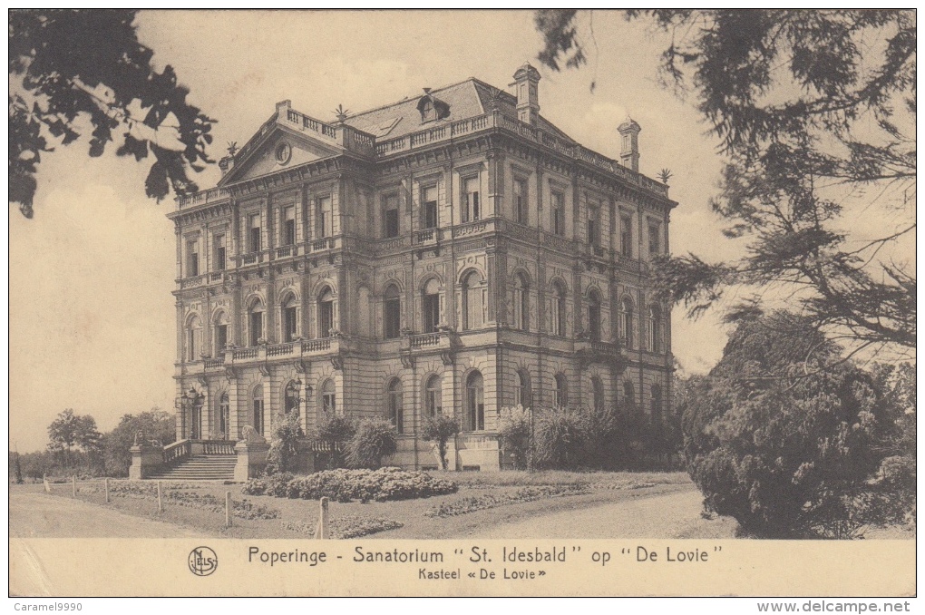Poperinge  St Idesbald   Sanatorium    Op De Lovie  Kasteel      Scan 7221 - Poperinge