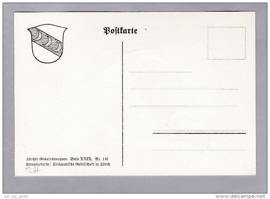 ZH ELLIKON Zürcher Gemeindewappen Ungebraucht - Ellikon An Der Thur