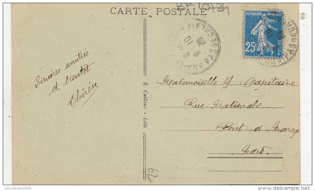 BF10734 Auxi Le Chateau La Biche France Front/back Image - Auxi Le Chateau