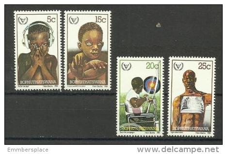 BOPHUTHATSWANA - 1981 Disabled Year Set Of 4 MNH **  Sc 68-71 - Bophuthatswana