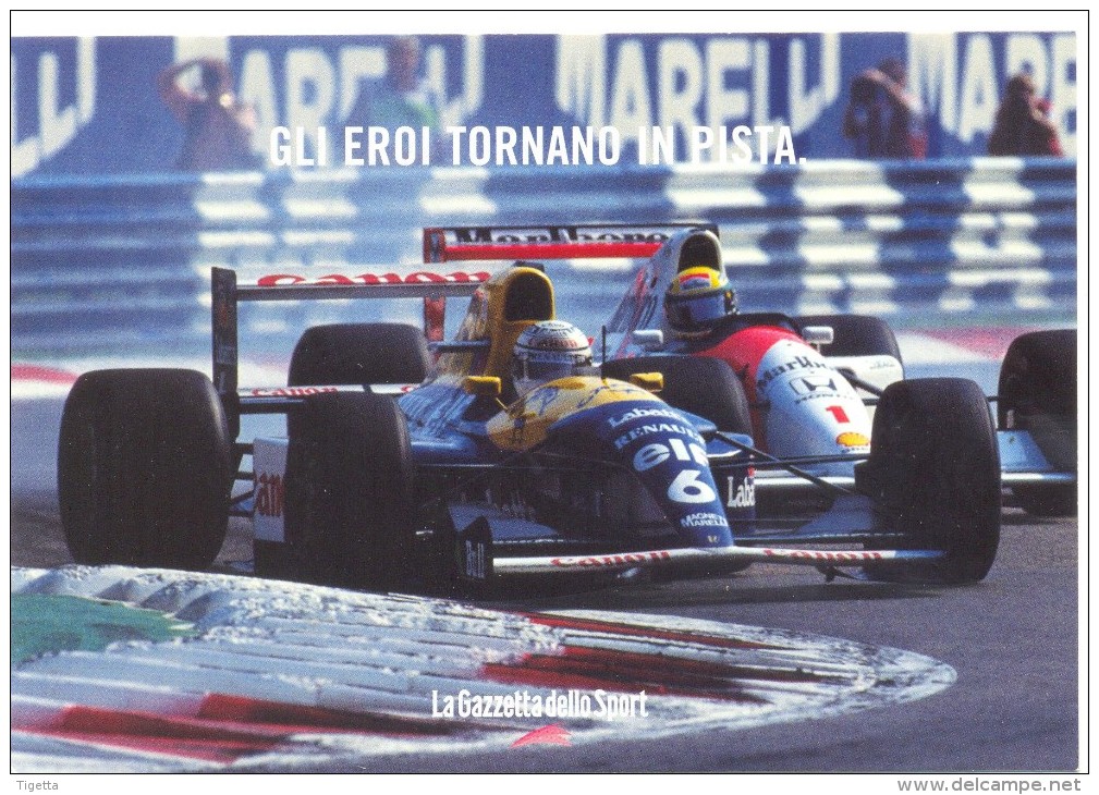 PROMOCARD N°  6311   GAZZETTA DELLO SPORT  GRAN PRIX - Publicité