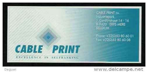 Test Note "CABLE PRINT", 500 Units, Beids. Druck, RRRRR, UNC -, Dollar-Format - Autres & Non Classés