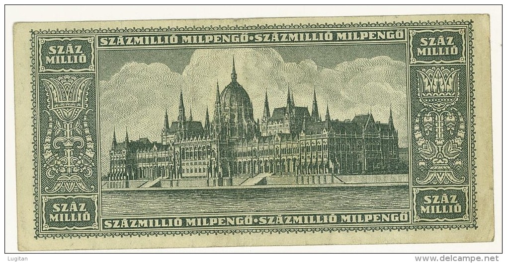 HUNGARY 100 MILLION MILPENGO 100 000 000 Milpengo 1946  QUALITY SPL - Hungría