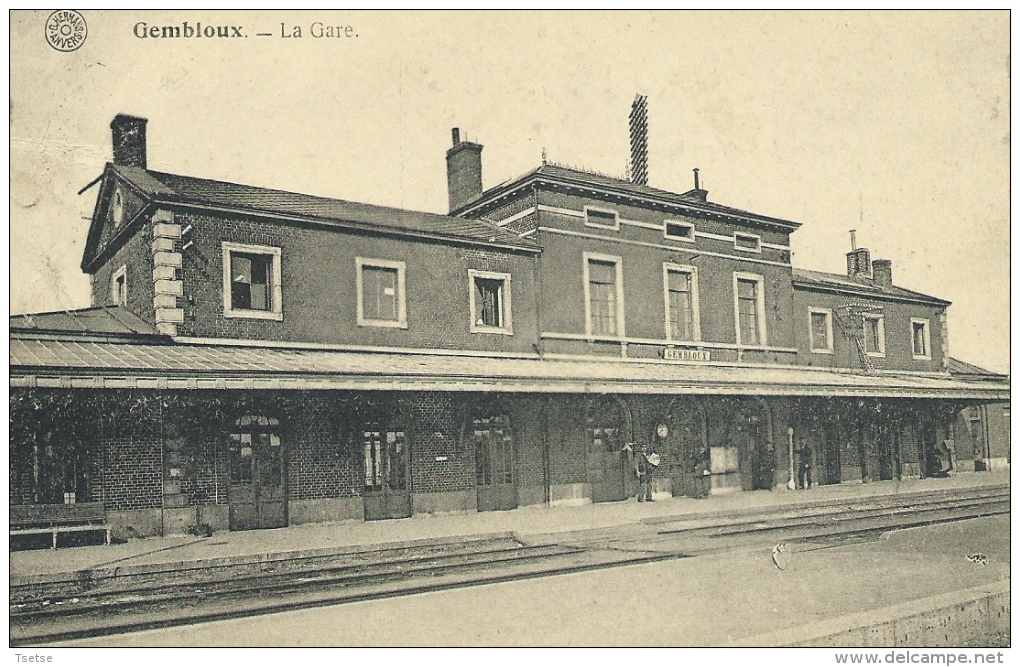Gembloux - La Gare - 1921 ( Voir Verso ) - Gembloux