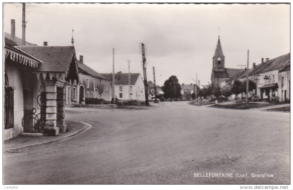 BELLEFONTAINE-GRANDE RUE-PAS ENVOYEE-EDIT.MAISON BOINET-CARTES VUES-A.SMETZ-NAMUR-PHOTO VERITABLE 5220-TOP-VOYEZ 2 SCANS - Bievre