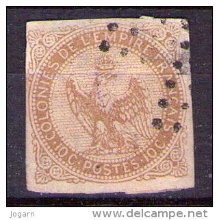 COLONIES GENERALES  N° 3 Obl - Eagle And Crown