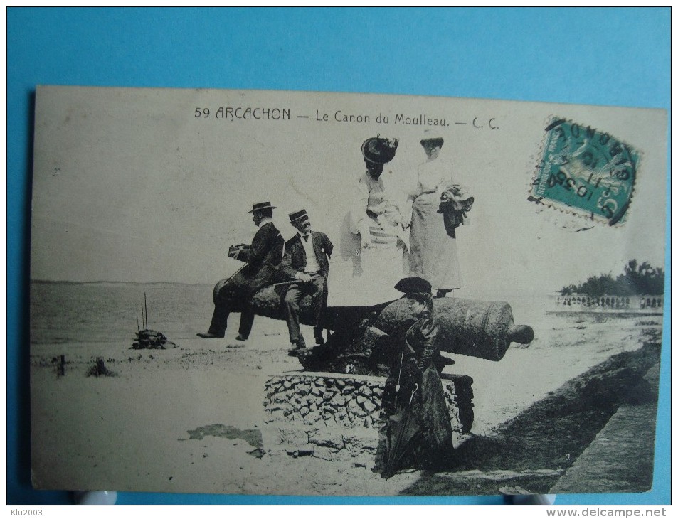 33 - Arcachon - Le Canon Du Moulleau - 1910 - Arcachon